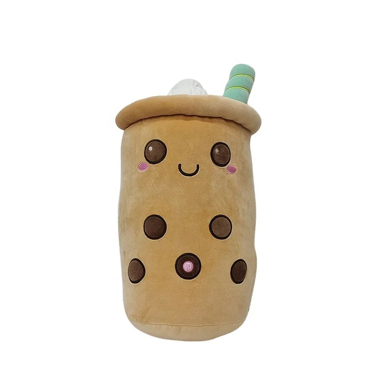 Light up Boba Stuffed Plush Tea Pillow with LED Colorful Night Lights Glowing Super Soft
