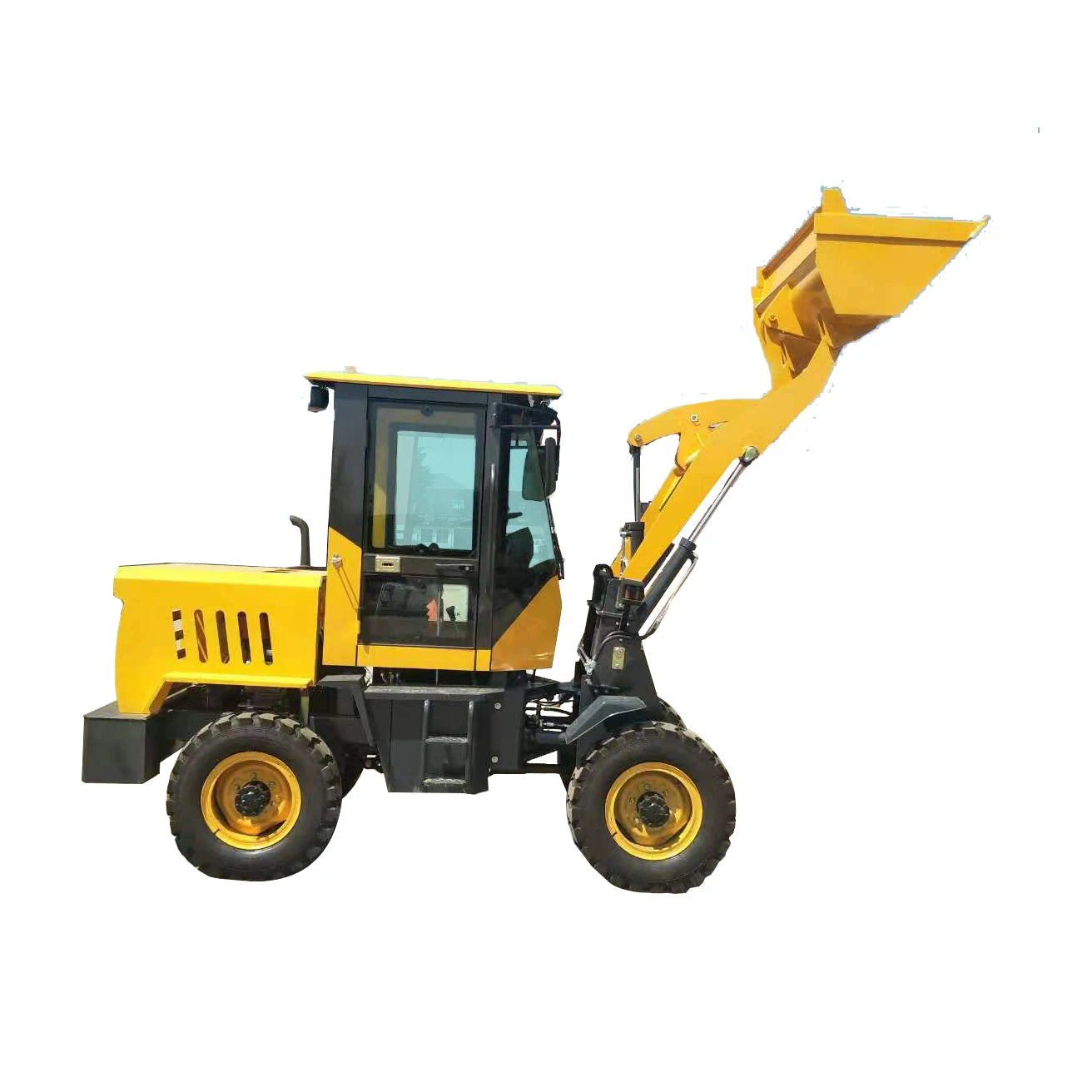 New China Mini Wheel Loader Small Front Loader Hydraulic Construction Log  Loader