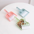 Mini Creative Practical Function Dustpan Set Desk Cleaner for Pet Cage Waste in Office Home Housework Keyboard Cleaning Brush