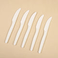 Manufacturer Cornstarch Cutlery Biodegradable 7 Inches Corn Starch Disposable Western Knife For Cake And Dessert Knife