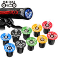 MUQZI Bike Handlebar Bar End Plugs Caps Aluminum Alloy Bicycle Handlebar Cap Suitable for 16-21.9mm Cycling Accessories