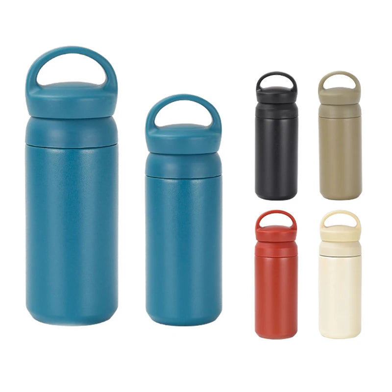350ml/450ml Portable Thermos Cup Gift Cup Portable Outdoor Cup Water Bottle Tumbler