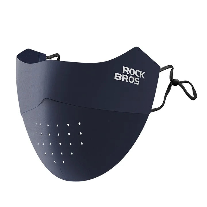 ROCKBROS Summer UV Sun Protection Cycling Sports Face Body Masks Beauty Scarf Adjustable Breathable Ice Silk Face Mask