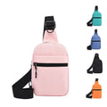 Latest Design Oxford Portable Custom Logo Sling Bag Outdoor Running Crossbody Chest Bags for Ladies