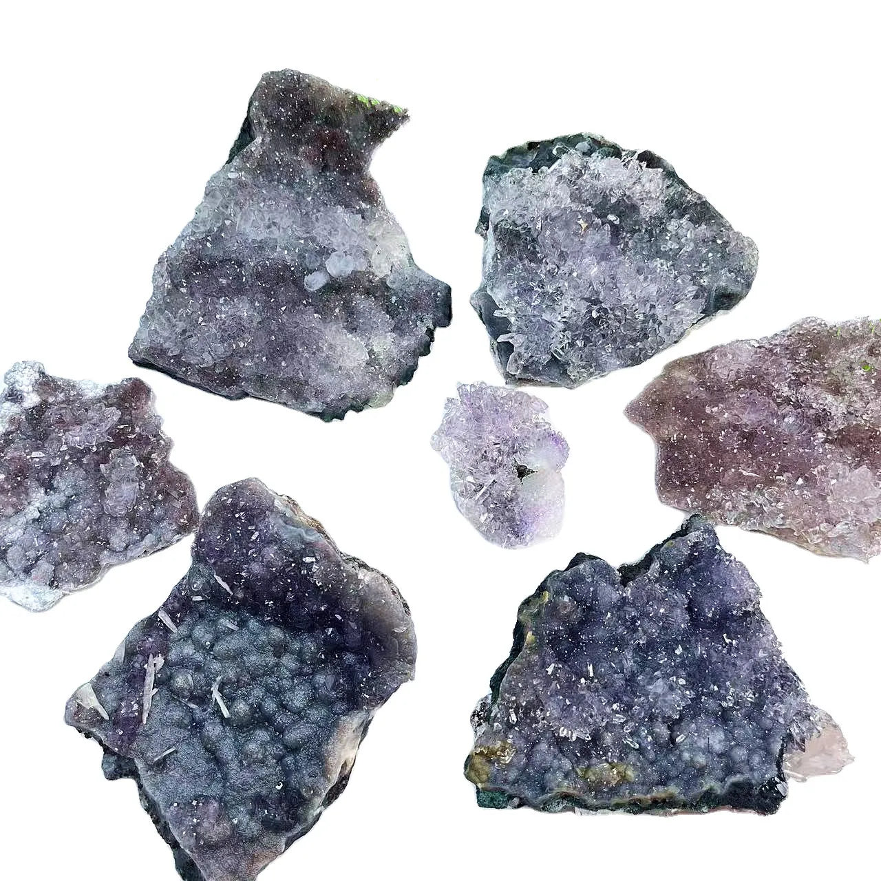 KIndfull Crystals Wholesale Bulk Rough Stone Healing Crystals Stone Spirit Quartz Specimen Sparkly Crystal Cluster