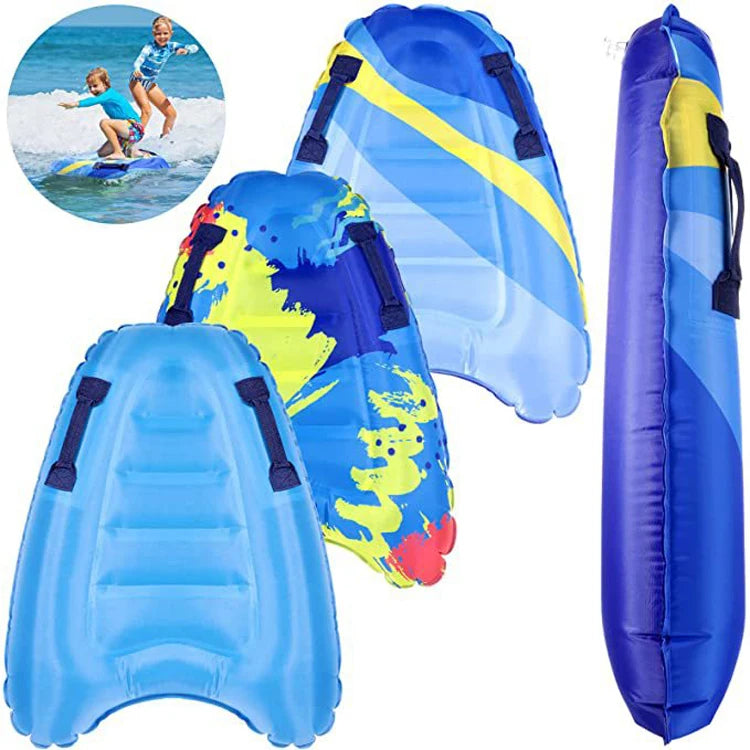 Inflatable Surfboard Water Children's Bodyboard Floating Board Portable Learning Swimming Kickboard Paddle Board
