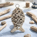 Elegant Luxury Wicker Craft Fish Star Heart Shape Hanging Decorations for Modern Homes Christmas Wedding & Holiday