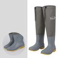 Men's & Unisex Light Breathable Waterproof Brier Proof Hunting Bootfoot PVC Nylon Neoprene Rubber Fishing Hip Waders Socks
