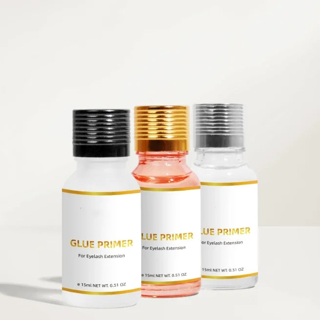 Private Label Transparent 15ml Lash Glue Primer and Super Bonder Improve Glue Bonding Lash Primer for Eyelash Extension
