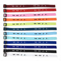 Hot Sale Custom Logo Adjustable Polyester Woven Wristbands Bracelet With High Quality