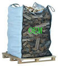 EGP Pp FIBC Big Bags Firewood Bags for Packaging Firewood Breathable Wholesale Mesh 1 Ton 1000 Kg 1500 Kg Top Full Open 1 Pcs