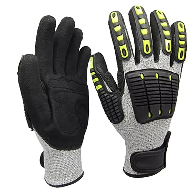 SONICE Level 5 Hot Sale HPPE Cut-Resistant & TPR Anti-Impact Work Gloves with Mechanical Safety Gloves