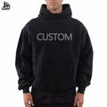 Custom Hoodies Men's 100% Cotton Heavy Weight Luxury Quality Custom Printing Oversized Streetwear Pullover Hoodies for Men