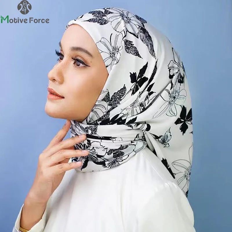 New Arrival Malaysia Women Muslim Scarf Turban Shawl Chiffon Hijab Scarf Women Hijab Muslim Bonnet Hijab Femme Musulman