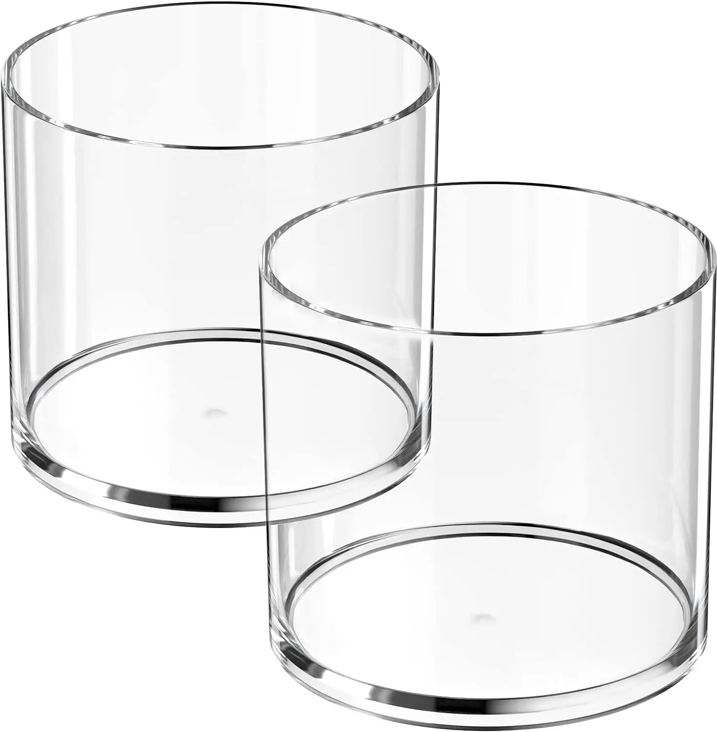 2 Pack Pen Holder Acrylic Cylinder Container