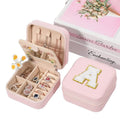 Custom Mini PU Leather Jewelry Gift Box with Logo Travel Makeup Organizer and Jewellery Storage Case for Packaging