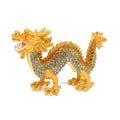 SHINNYGIFTS Wholesale Enamel Crystal Chinese Lucky Dragon Metal Craft Figurine Feng Shui Home Ornament Creative Zodiac Animal