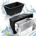 Custom Reusable Silicone Ice Block Mold Easy Release Big Ice Cube Tray for Outdoor Camping Ice Cream Maker Tool