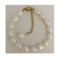New Top Fashion Natural Rice Pearl Braceletstainless Steel Pvd 18k Gold Lobster Closer Waterproof100% Nature Freshwater Pearl