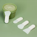 Customized White Silicone Mini Size Head Mask Brush for DIY Face Masks