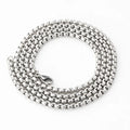PB076 Simple Fashion Exquisite Design Stainless Steel Necklace 3.5mm 70cm Chains for Men Women Customizable Length Beads