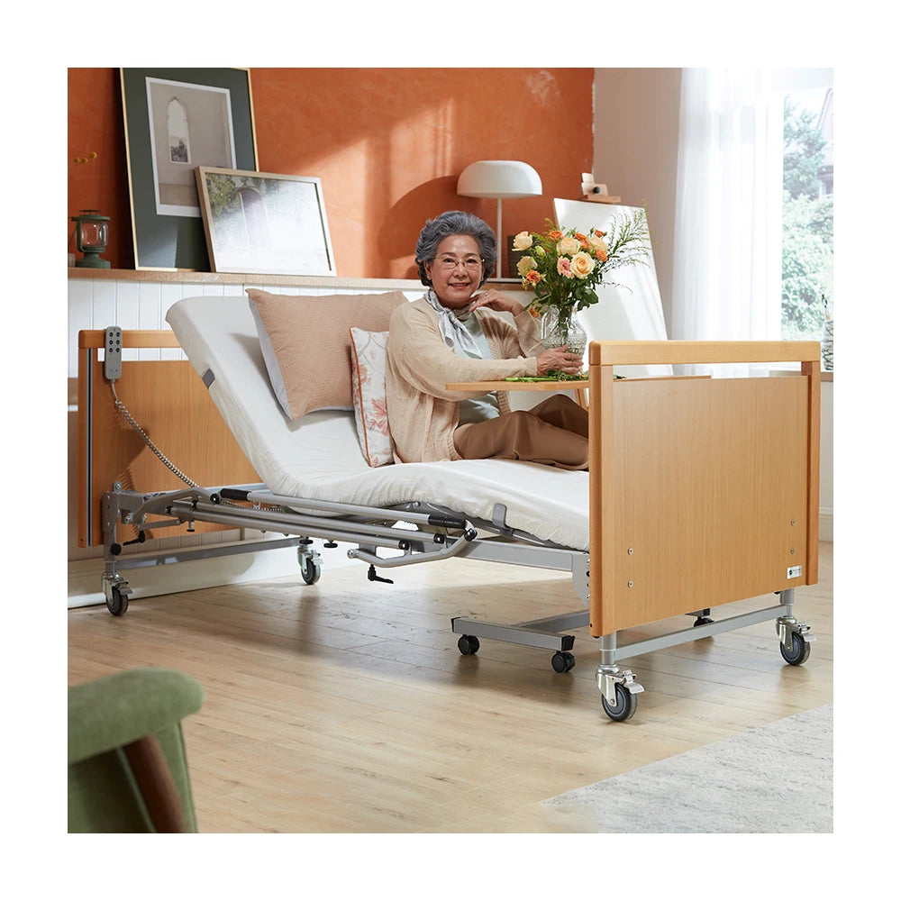 IEC60601 Multi-functional Nursing Care Bed for Home Senior Elderly Rotating Bed for the Elderly Home Care Bed