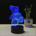 Custom Hot 3D Srereo Custom Table Desk Base Usb Bedroom Acrylic Night Light  Creative 3D Illusion Anime Light