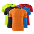 New Arrival Blank Unisex Sport T-Shirts Spandex/Polyester Printed Quick Dry Breathable Anti-Pilling