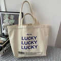 Eco Cotton Tote Bag with Multiple Pockets Canvas Bag with Custom logo