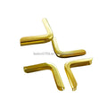 Factory Supply 23 X 23 X 4mm Gold Colored Metal Corner Protector for Book Cover