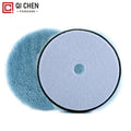 Made in China Polish Pad Korea Car Care 6-inch Blue Long Nap 100% Lamb Wool Polishing Pads Wool Polishing Wheel