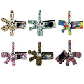 Keychain Neoprene Mini Wristlet Wallet/Credit Card ID Holder with Lanyard