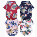 Hot Selling Hawaiian Style Puppy Cat Floral Dog Aloha Dog Shirts Clothes Dog Summer Shirt Cute