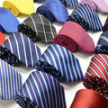 Fashion Design 100 Styles 8cm Cheap Ready to Ship Stock Neck Ties Supplier Male Neckties Wholesale Striped Mens Polyester Ties