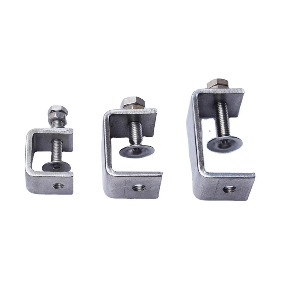 30mm 40mm50mm 60mm Stainless Steel Table Desk C Clamp for Fixed Lamp Mobile Phone