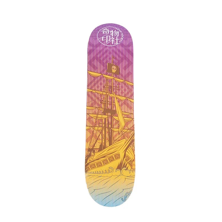 Mons-Society Wholesale Custom Design 7ply 100% Canadian Maple Skateboard Deck in 8'' 8.25'' 8.5''