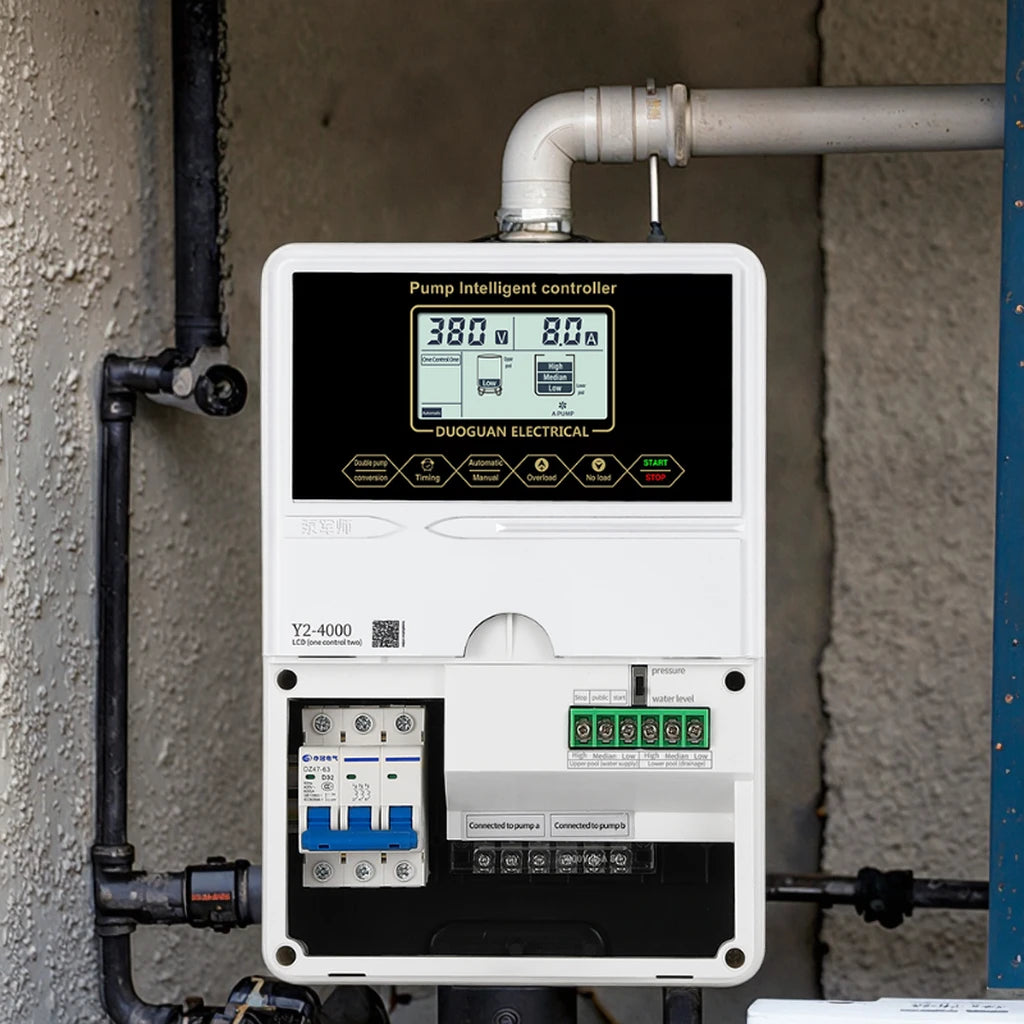 Factory Direct Advanced Water Pump Controller 4kw Sump Pumps Liquid Level Control Unit Water Pressure Control Parts