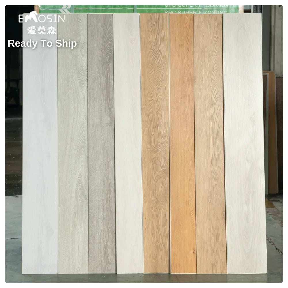 SPC Vinyl Floor 0.4mm 16mil Wear Layer for High-traffic Area Project Choice Hybrid SPC Board Mineral Core Floor
