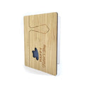 Handmade Wooden Father's Day Greeting Cards for Lover