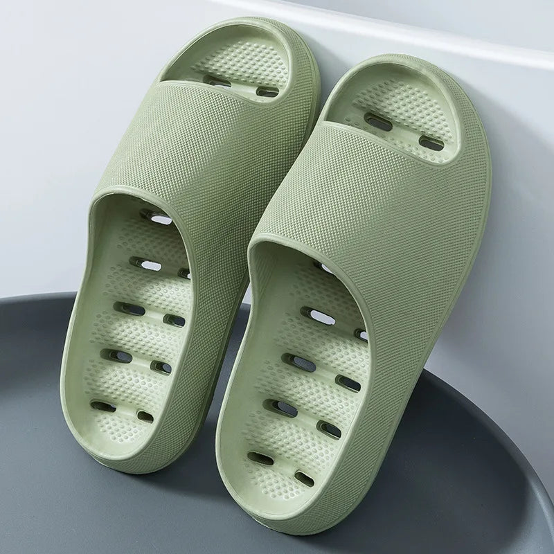 U-HOME 2025 Wholesale Price Men Home House Bath Slipper New Design Funny Unisex Thick Sole Bathroom Slipper