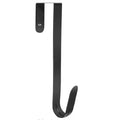 Black Single Hook Front Door Christmas Decoration Eco-Friendly Multifunction Wall Mounted Metal Over Wreath Hanger