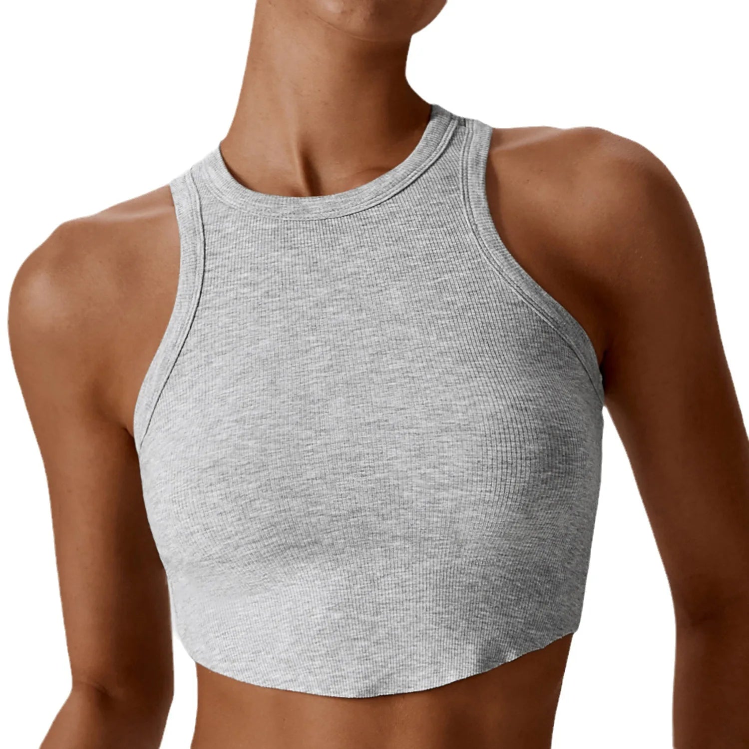 Tight Yoga Clothes Breathable Sports Vest T-shirt With Fitness Sleeveless