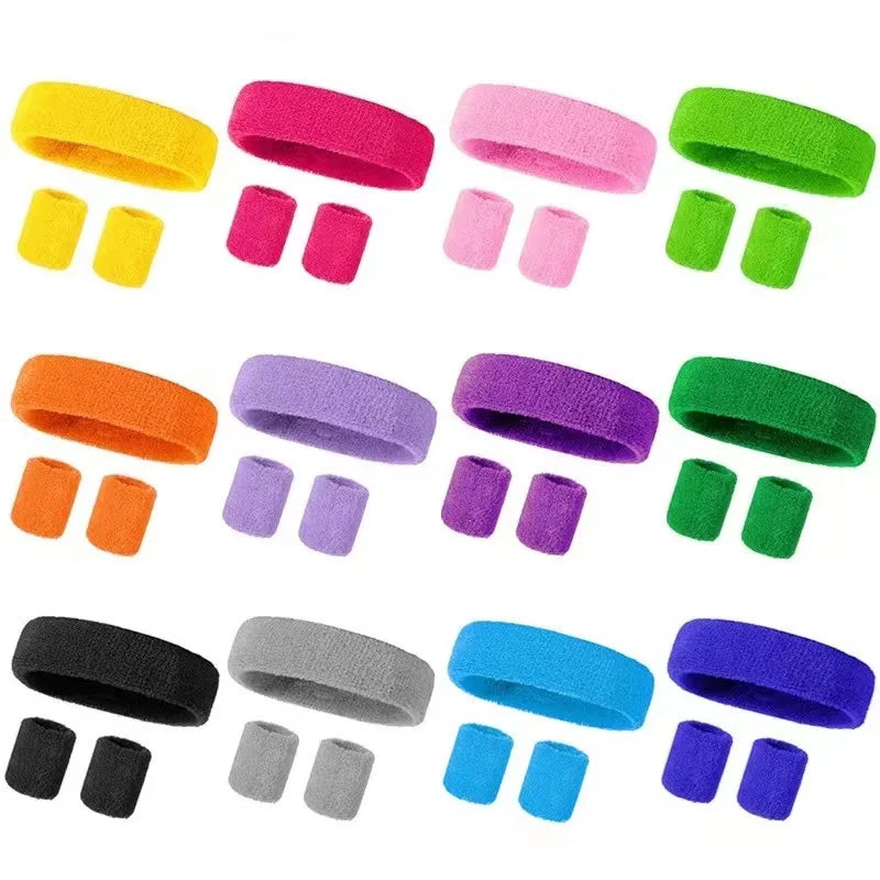 Workout HeadbandsSports & Outdoors Headbands WristbandGym AccessoriesMoisture Wicking HairbandSweatbands