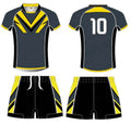 Customized Rugby Football Wear Sports Team Uniform Sublimation Polyester Rugby Jerseys Top Wear with Shorts