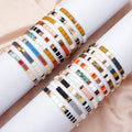 Go2BoHo Japan Miyuki Brand Tila Beads Bracelets Beach Fashion Jewelry Multicolor Stretch Boho Bracelets for Women Jewellery