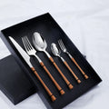 Gold Cutlery Stainless Steel Set Knife and Fork Spoon Silverware Cutlery Set Stainless Steel Knife Fork Spoon Flatware