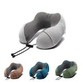 WJ-172 Portable Car Travel U-Shape Memory Foam Neck Pillow with Slow Rebound Filling Customizable Logo Design for Office Use