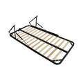 Bedroom Furniture Wooden 4FT Bed Size W1210*L1860mm Super Metal Single Slatted Bed Frame Wooden VT-14.091