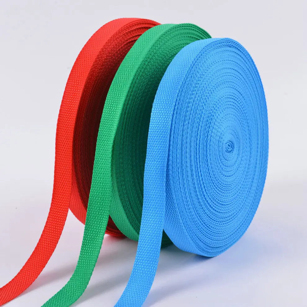 Wholesale Eco-Friendly Printed Polypropylene Braided Webbing Strap for Bags Home Textile Garment & Shoes-Various Colors
