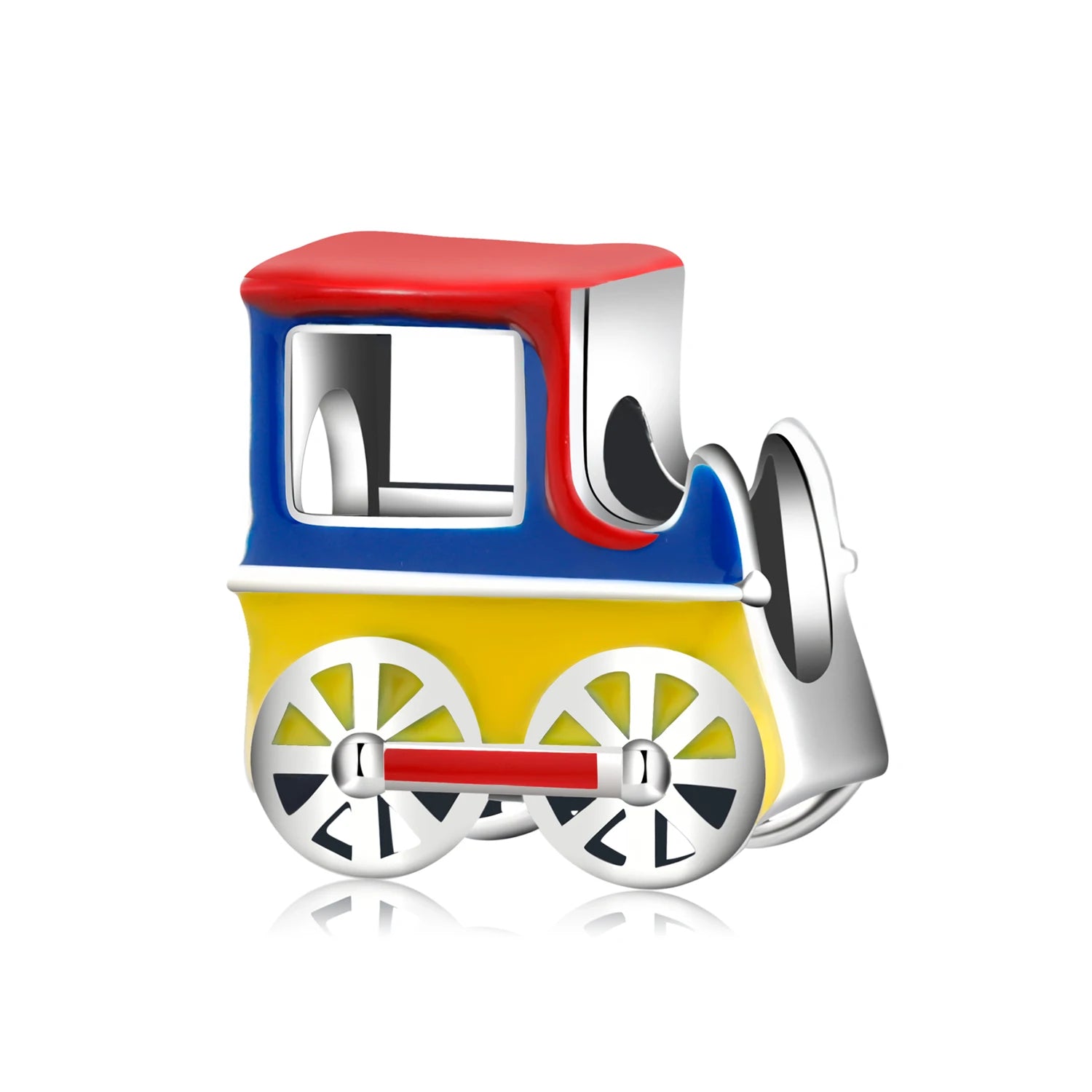 Circus Magic Car 925 Sterling Silver Charms DIY Creative Beads Making Fit Original Bracelet Women Jewelry Handmade Enamel